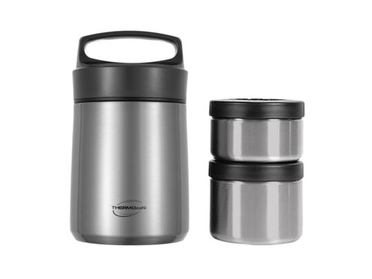 Термос с двумя контейнерами THERMOcafe TCLB-1480SY, 1480 мл, стальной