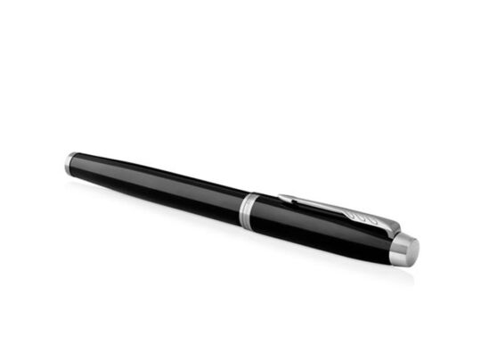 Ручка роллер Parker IM Core Black CT, черный глянцевый/серебристый