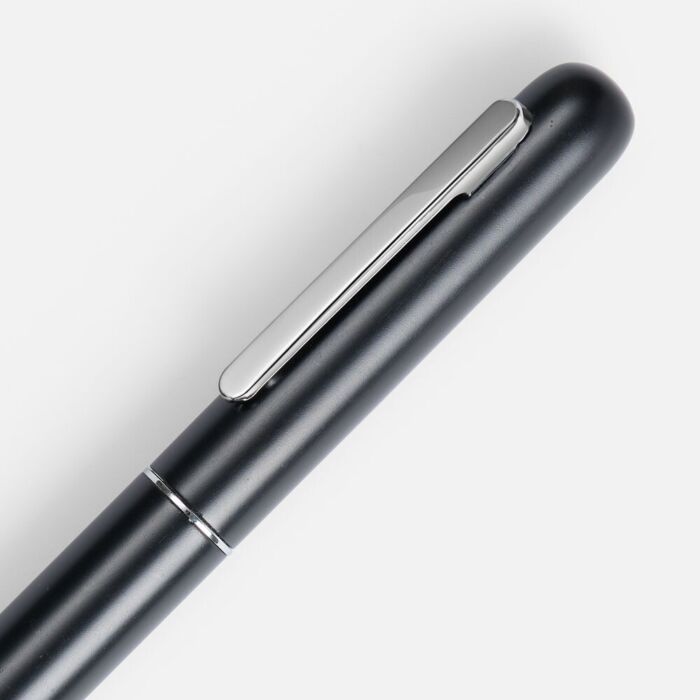 Ручка шариковая Scribo, матовая черная