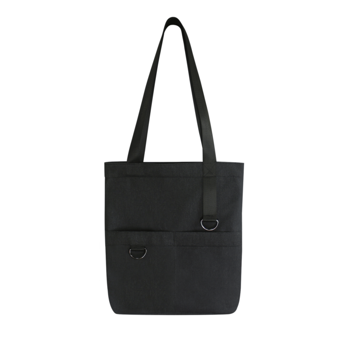 Шоппер Superbag ZIP, с двумя карманами и молнией (черный)