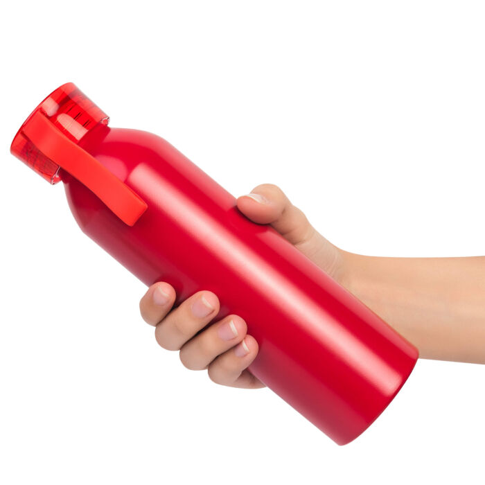 Бутылка для воды VIKING RED 650мл. Красная с красной крышкой