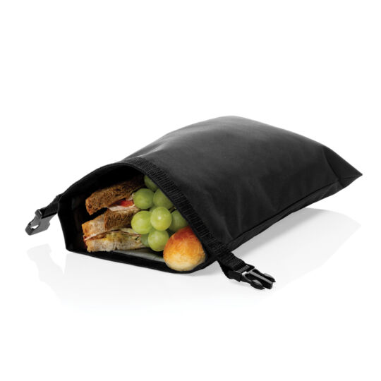 Сумка-холодильник Snackstrap из rPET AWARE™, 30x20 см, черный